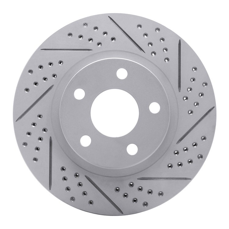 830-45008R Geoperformance Drilled/Slotted Brake Rotor, 1997-2005 GM, Position: Front Right