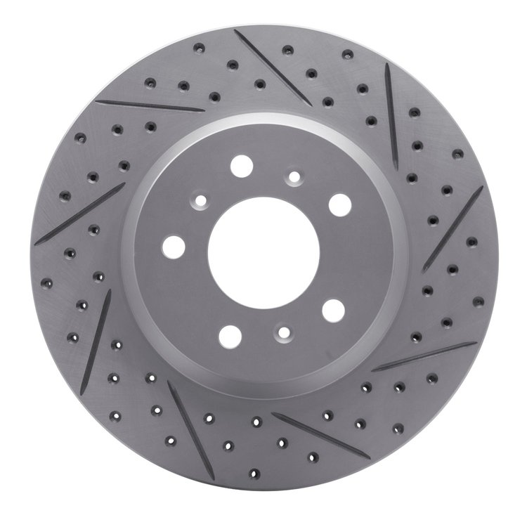 830-45012R Geoperformance Drilled/Slotted Brake Rotor, 2006-2016 GM, Position: Front Right