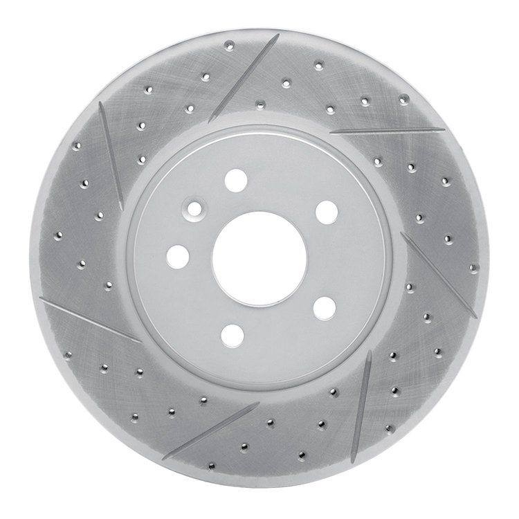 830-45020L Geoperformance Drilled/Slotted Brake Rotor, Fits Select GM, Position: Front Left