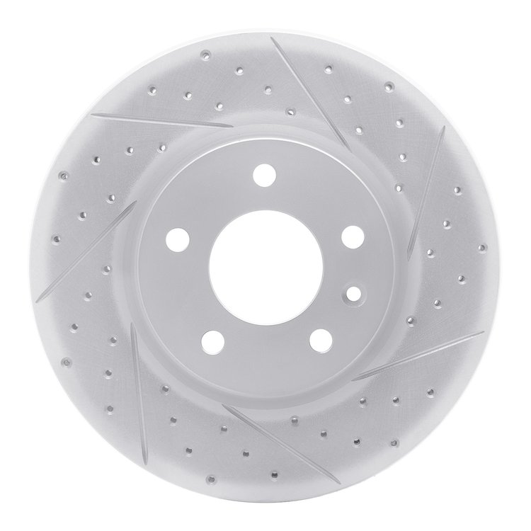 830-45045R Geoperformance Drilled/Slotted Brake Rotor, Fits Select GM, Position: Front Right