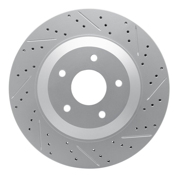 830-46007D Geoperformance Drilled/Slotted Brake Rotor, 1997-2009 GM, Position: Left Front