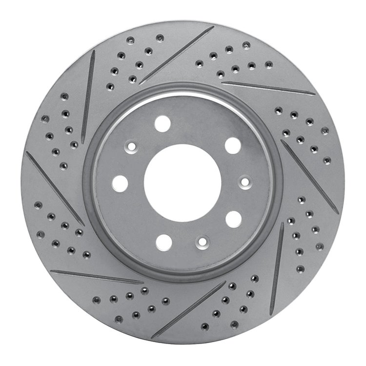830-46013L Geoperformance Drilled/Slotted Brake Rotor, 2003-2008 GM, Position: Front Left