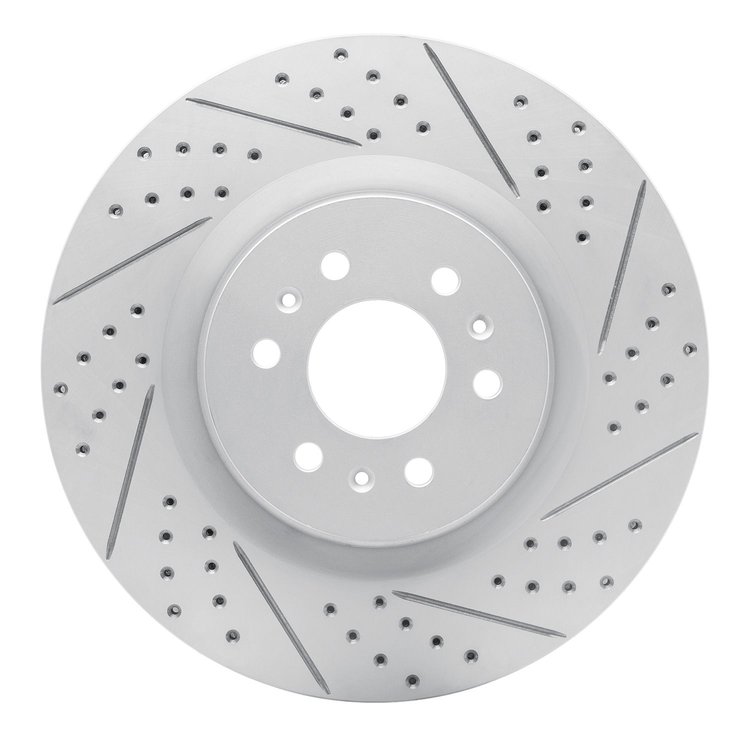 830-46015R Geoperformance Drilled/Slotted Brake Rotor, 2004-2011 GM, Position: Front Right