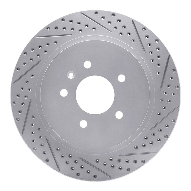 830-46020R Geoperformance Drilled/Slotted Brake Rotor, 2005-2011 GM, Position: Rear Right