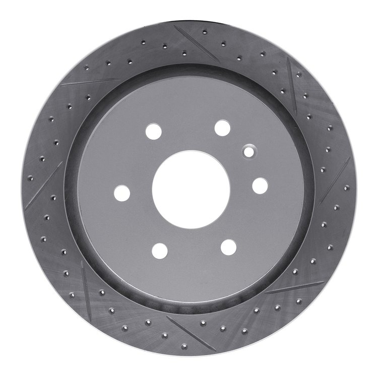 830-46034R Geoperformance Drilled/Slotted Brake Rotor, 2013-2019 GM, Position: Rear Right