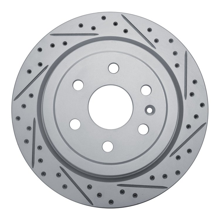 830-46045R Geoperformance Drilled/Slotted Brake Rotor, 2010-2016 GM, Position: Rear Right