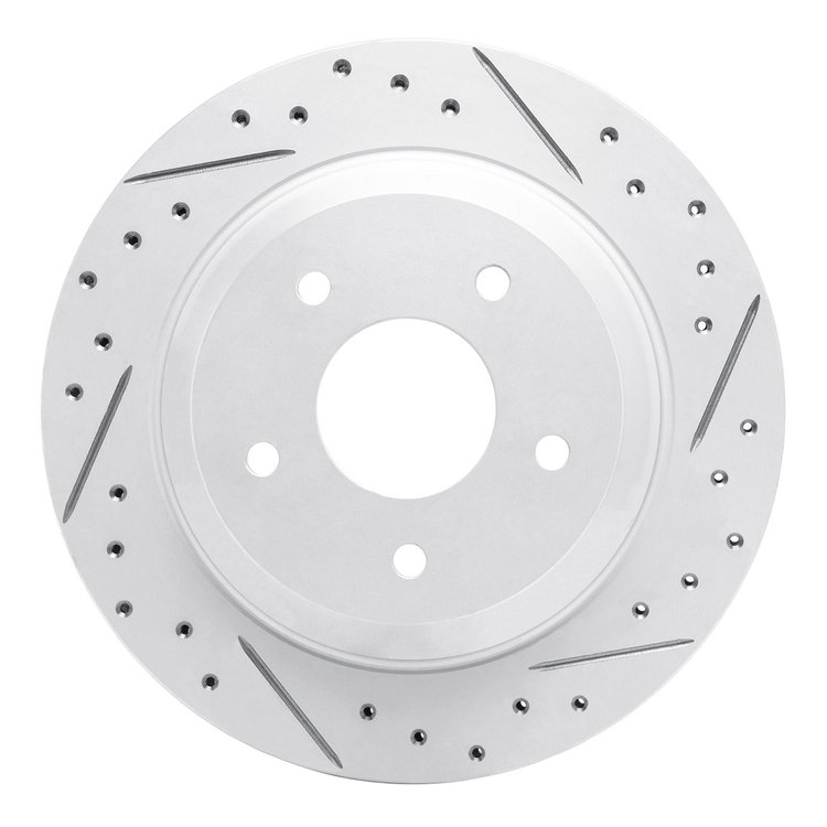 830-47022R Geoperformance Drilled/Slotted Brake Rotor, 1988-1996 GM, Position: Rear Right