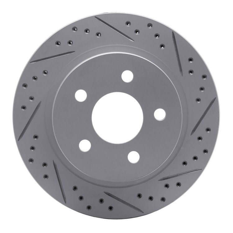 830-47025R Geoperformance Drilled/Slotted Brake Rotor, 1993-1997 GM, Position: Rear Right