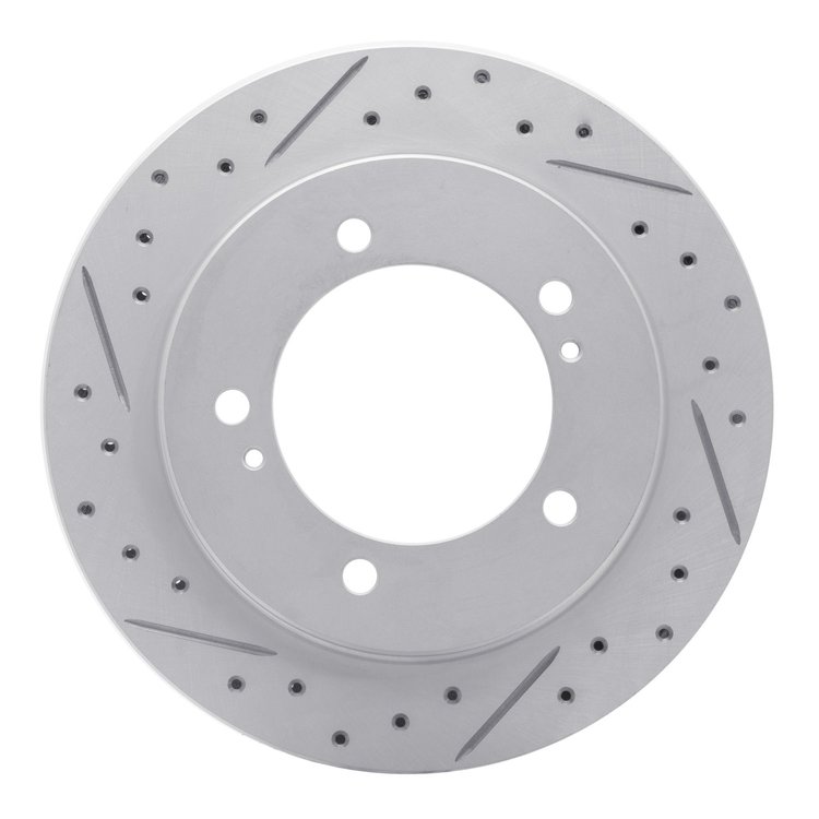 830-47060L Geoperformance Drilled/Slotted Brake Rotor, 1999-2004 Multiple Makes/Models, Position: Front Left