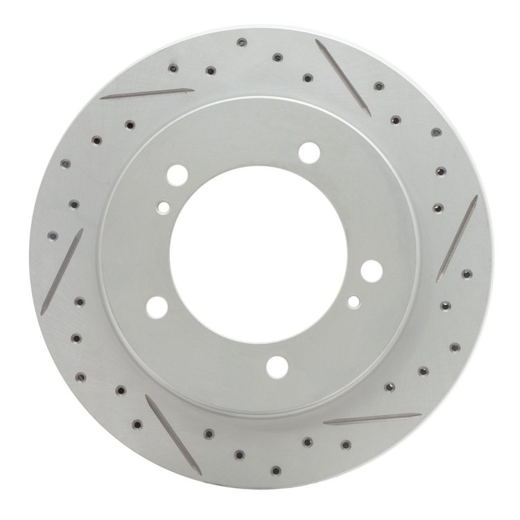 830-47060R Geoperformance Drilled/Slotted Brake Rotor, 1999-2004 Multiple Makes/Models, Position: Front Right
