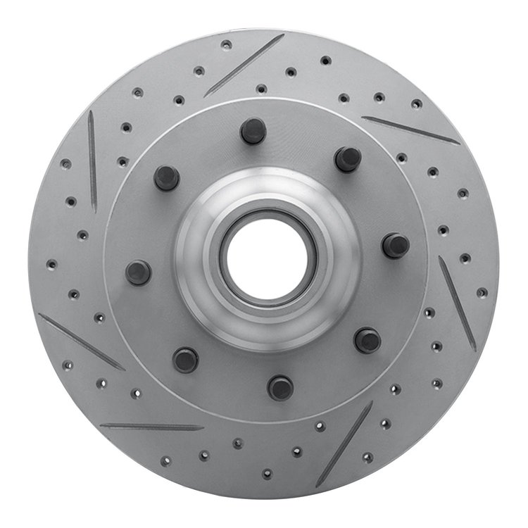 830-48004L Geoperformance Drilled/Slotted Brake Rotor, 1971-1995 Multiple Makes/Models, Position: Front Left