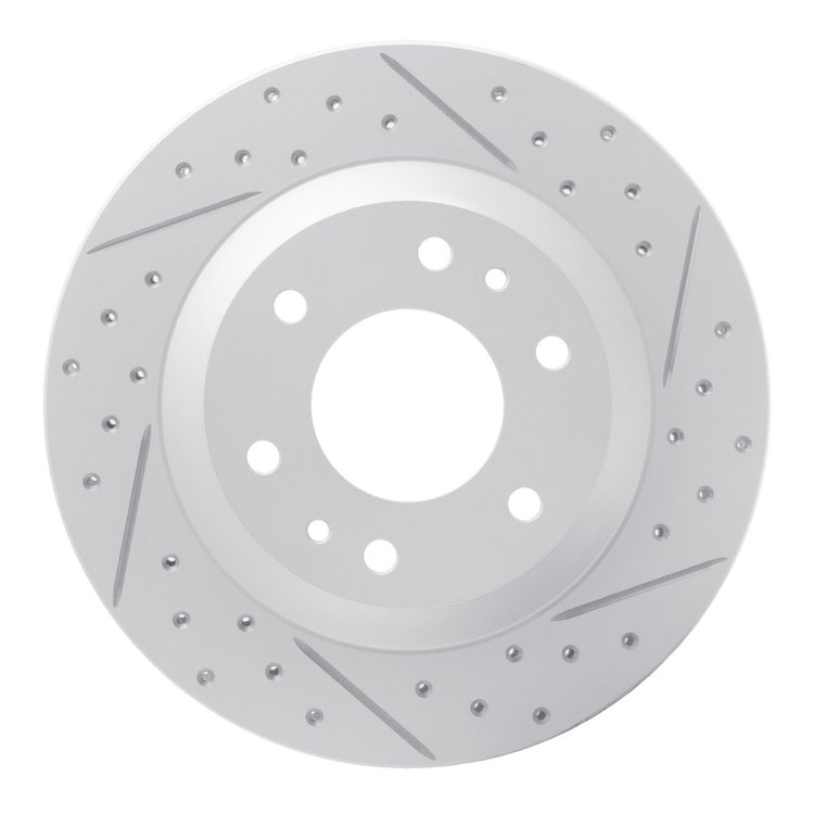 830-48044R Geoperformance Drilled/Slotted Brake Rotor, 2002-2005 GM, Position: Front Right