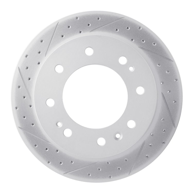 830-48059R Geoperformance Drilled/Slotted Brake Rotor, Fits Select GM, Position: Front Right