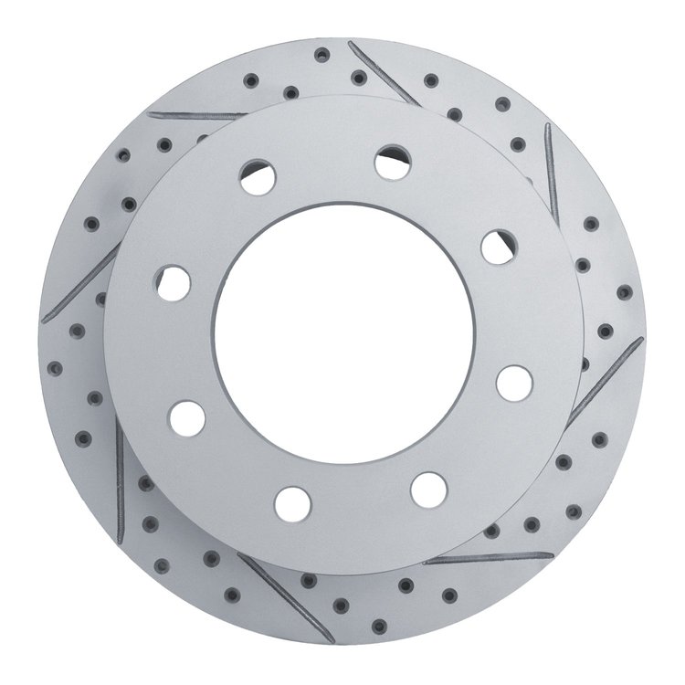 830-48060R Geoperformance Drilled/Slotted Brake Rotor, 2011-2019 GM, Position: Rear Right