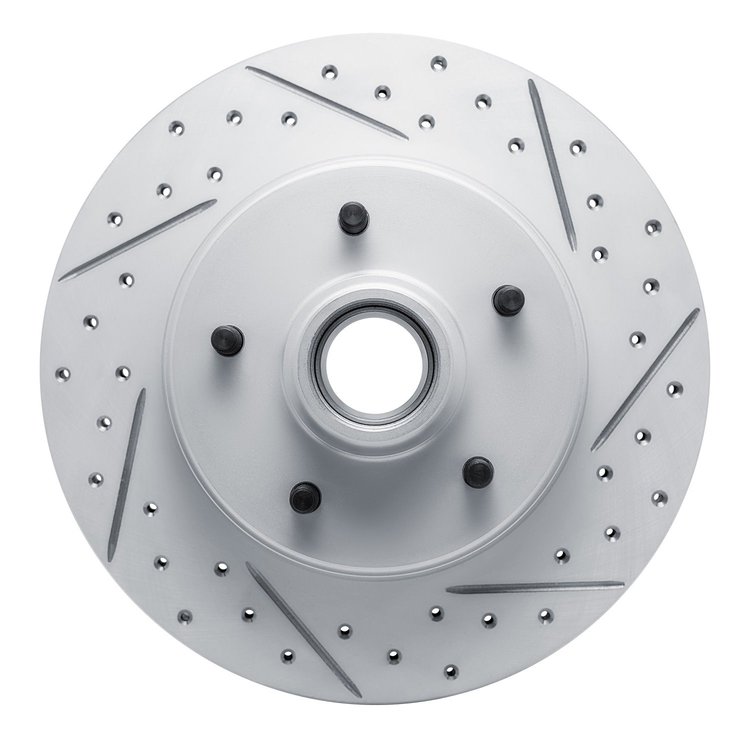 830-51000R Geoperformance Drilled/Slotted Brake Rotor, 1991-1996 GM, Position: Front Right