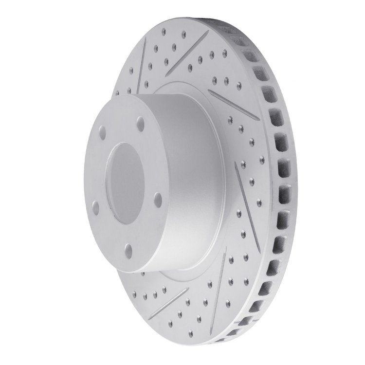830-52015L Geoperformance Drilled/Slotted Brake Rotor, 2004-2004 GM, Position: Front Left