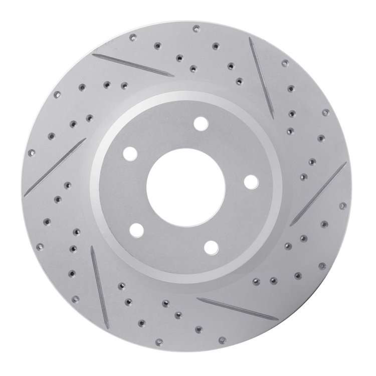 830-52016L Geoperformance Drilled/Slotted Brake Rotor, 2005-2006 GM, Position: Front Left