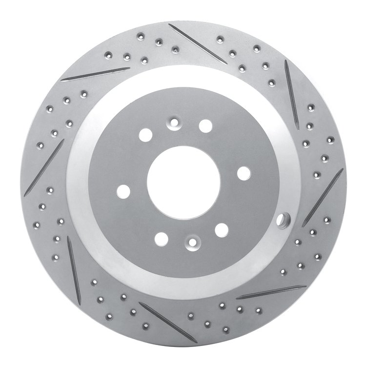 830-52029R Geoperformance Drilled/Slotted Brake Rotor, 2006-2006 GM, Position: Rear Right