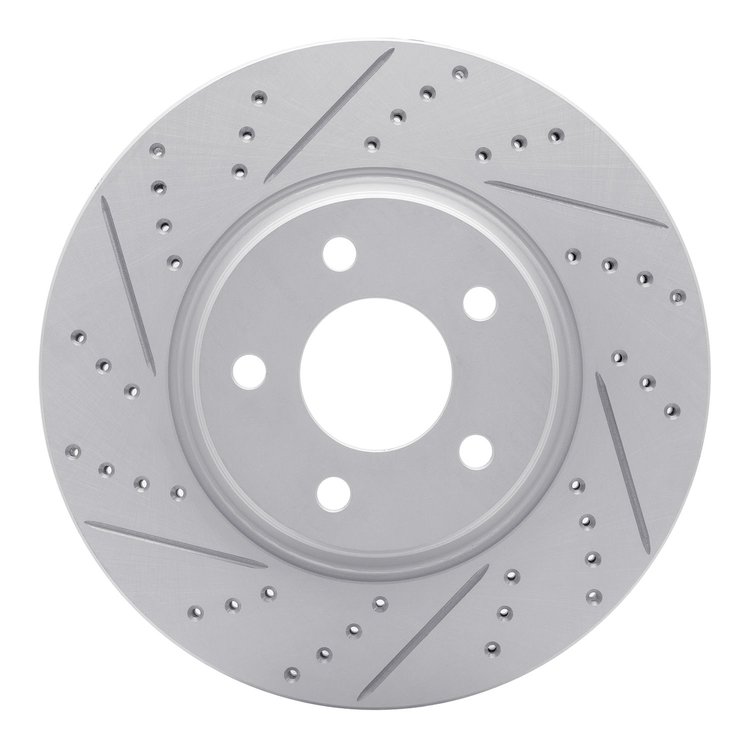 830-53003L Geoperformance Drilled/Slotted Brake Rotor, 2004-2012 GM, Position: Front Left