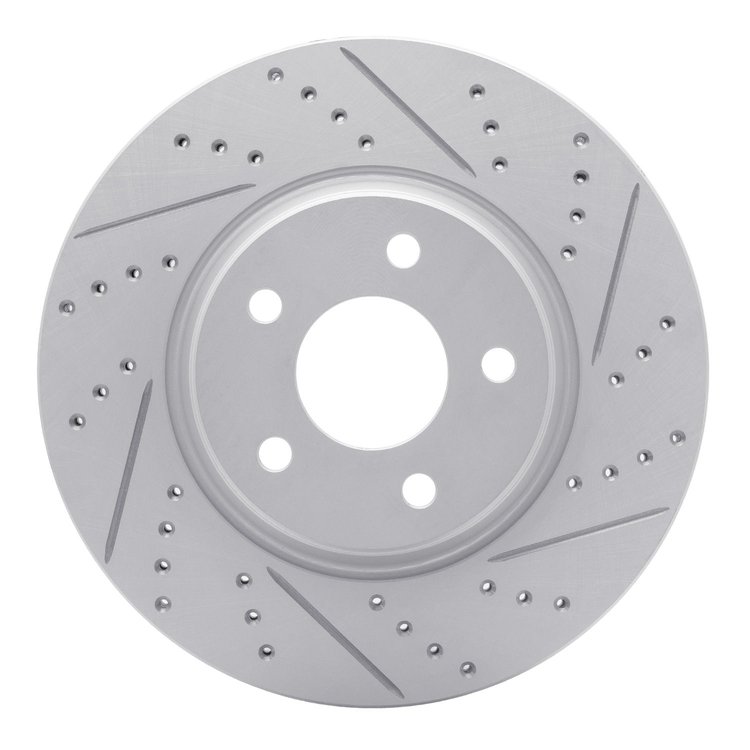 830-53003R Geoperformance Drilled/Slotted Brake Rotor, 2004-2012 GM, Position: Front Right