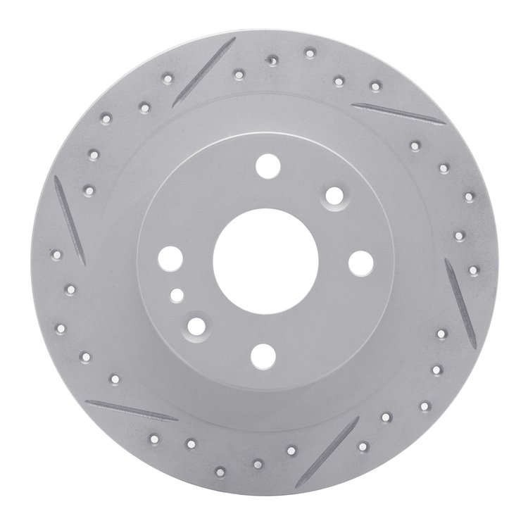830-54003L Geoperformance Drilled/Slotted Brake Rotor, 1990-2003 Ford/Lincoln/Mercury/Mazda, Position: Rear Left