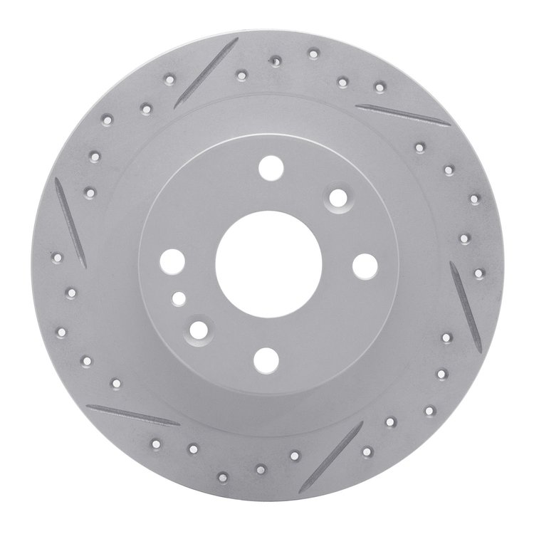 830-54003R Geoperformance Drilled/Slotted Brake Rotor, 1990-2003 Ford/Lincoln/Mercury/Mazda, Position: Rear Right