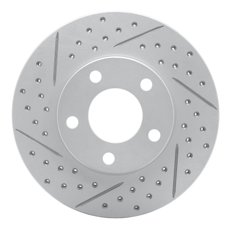830-54033L Geoperformance Drilled/Slotted Brake Rotor, 1994-2004 Ford/Lincoln/Mercury/Mazda, Position: Front Left