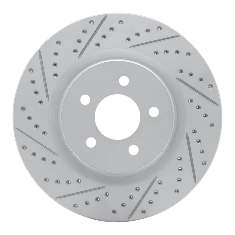 830-54036L Geoperformance Drilled/Slotted Brake Rotor, 1994-2004 Ford/Lincoln/Mercury/Mazda, Position: Front Left
