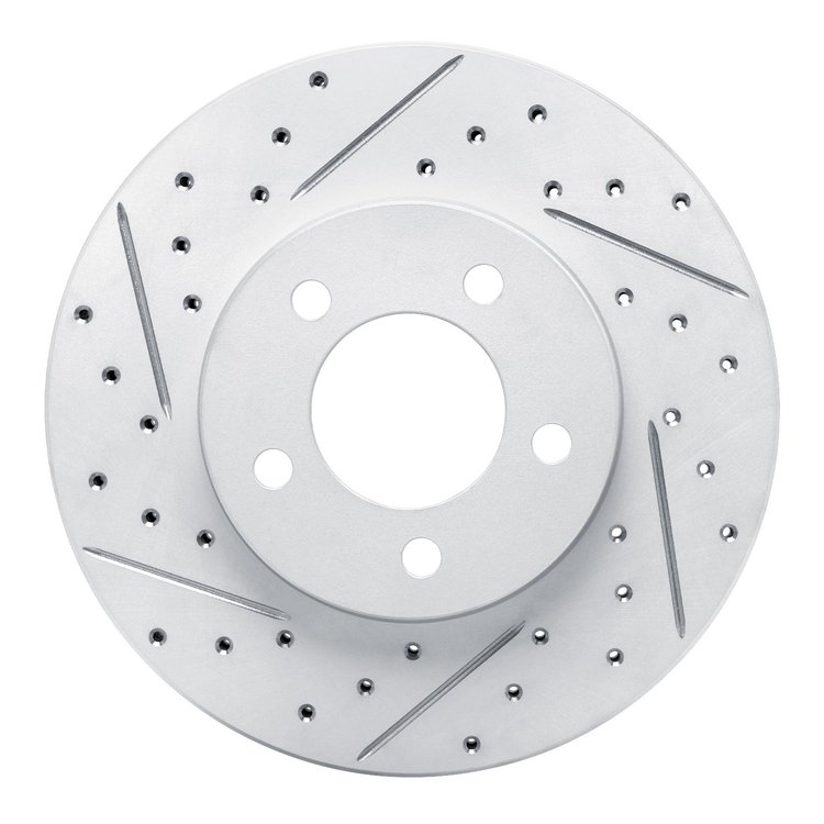 830-54039L Geoperformance Drilled/Slotted Brake Rotor, 1991-2000 Ford/Lincoln/Mercury/Mazda, Position: Front Left