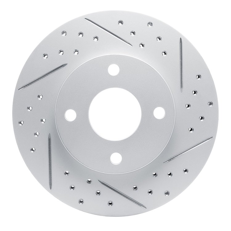 830-54045R Geoperformance Drilled/Slotted Brake Rotor, 2000-2015 Ford/Lincoln/Mercury/Mazda, Position: Front Right