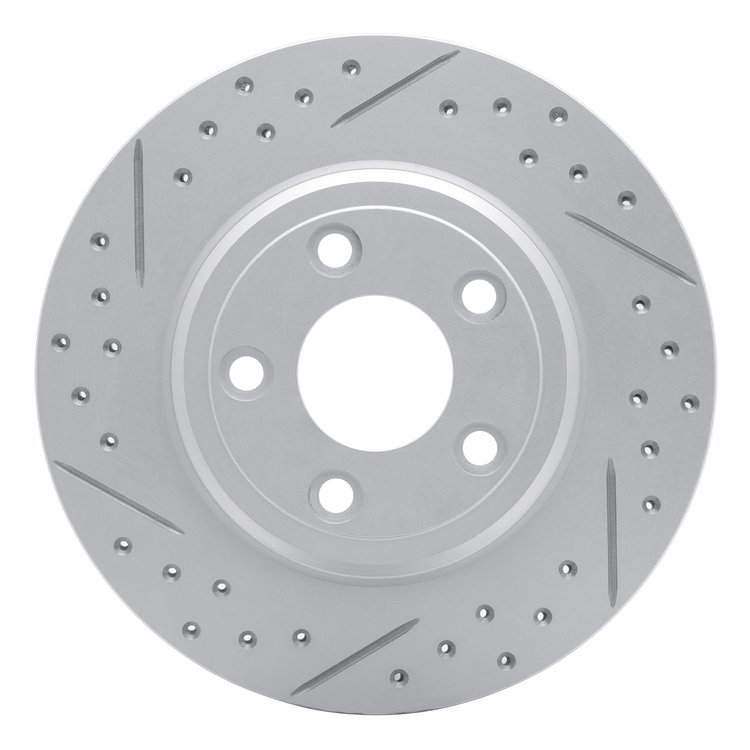 830-54046L Geoperformance Drilled/Slotted Brake Rotor, 2000-2006 Multiple Makes/Models, Position: Rear Left