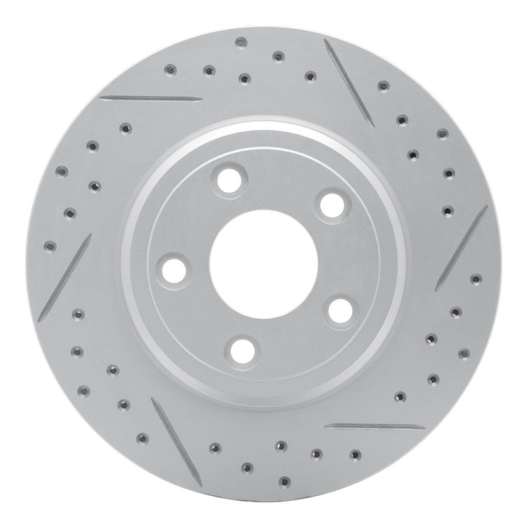 830-54046R Geoperformance Drilled/Slotted Brake Rotor, 2000-2006 Multiple Makes/Models, Position: Rear Right
