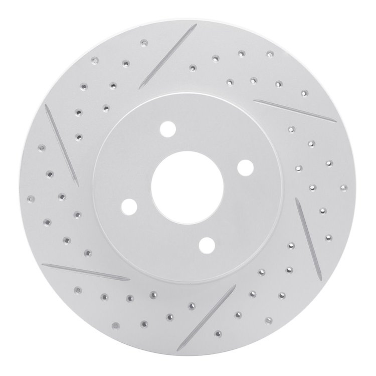 830-54050L Geoperformance Drilled/Slotted Brake Rotor, 2002-2004 Ford/Lincoln/Mercury/Mazda, Position: Front Left