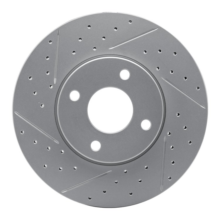 830-54053L Geoperformance Drilled/Slotted Brake Rotor, 2005-2012 Ford/Lincoln/Mercury/Mazda, Position: Front Left
