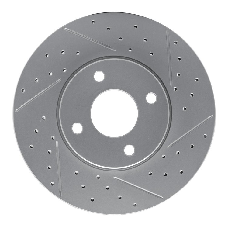 830-54053R Geoperformance Drilled/Slotted Brake Rotor, 2005-2012 Ford/Lincoln/Mercury/Mazda, Position: Front Right