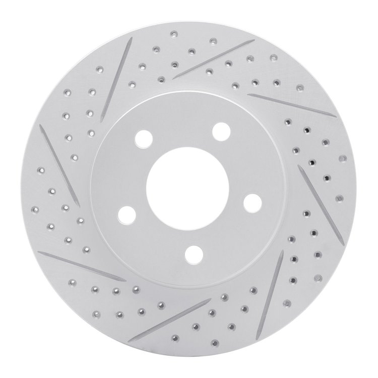 830-54056L Geoperformance Drilled/Slotted Brake Rotor, 2005-2010 Ford/Lincoln/Mercury/Mazda, Position: Front Left