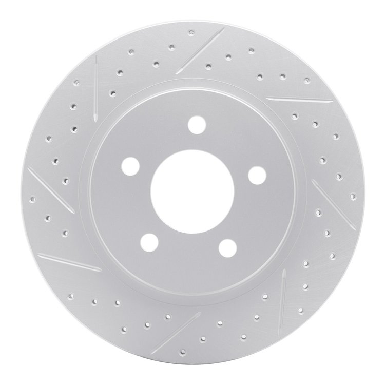 830-54058L Geoperformance Drilled/Slotted Brake Rotor, 2005-2014 Ford/Lincoln/Mercury/Mazda, Position: Rear Left