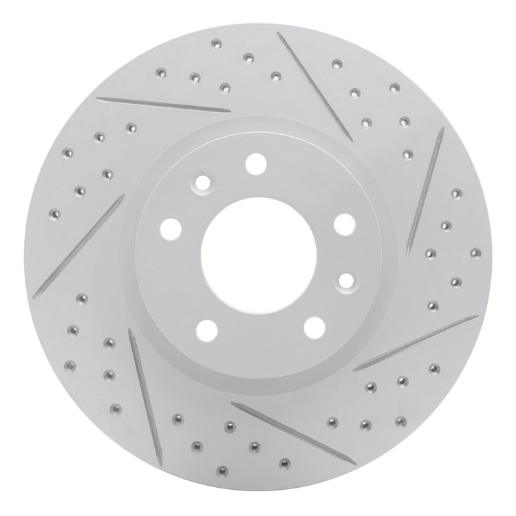 830-54059R Geoperformance Drilled/Slotted Brake Rotor, 2006-2013 Ford/Lincoln/Mercury/Mazda, Position: Front Right