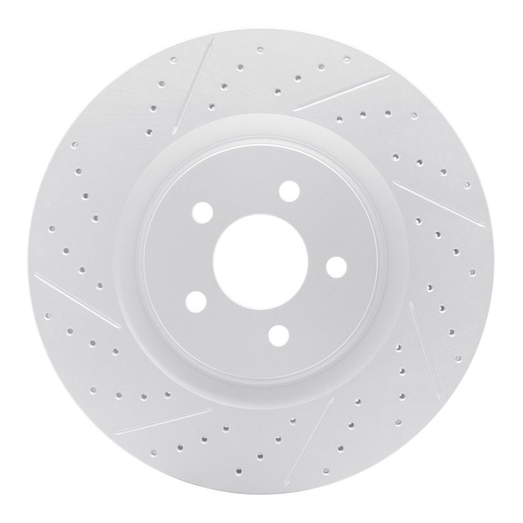 830-54060L Geoperformance Drilled/Slotted Brake Rotor, 2007-2014 Ford/Lincoln/Mercury/Mazda, Position: Front Left