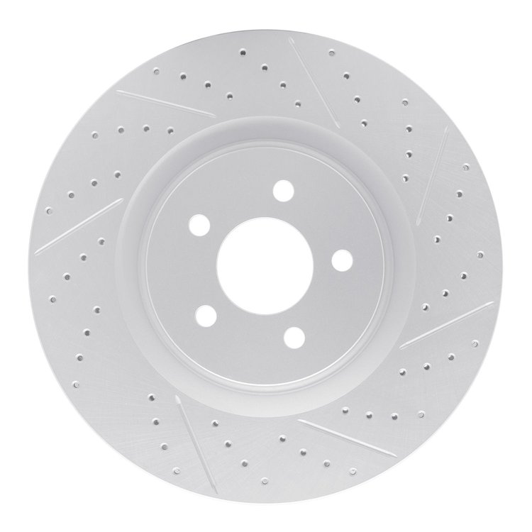 830-54060R Geoperformance Drilled/Slotted Brake Rotor, 2007-2014 Ford/Lincoln/Mercury/Mazda, Position: Front Right