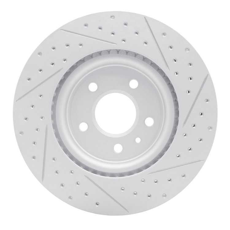 830-54062L Geoperformance Drilled/Slotted Brake Rotor, 2009-2010 Ford/Lincoln/Mercury/Mazda, Position: Front Left