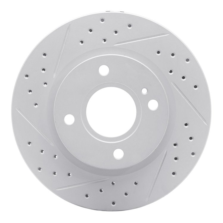 830-54063L Geoperformance Drilled/Slotted Brake Rotor, 2011-2019 Ford/Lincoln/Mercury/Mazda, Position: Front Left
