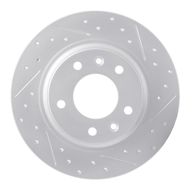 830-54064R Geoperformance Drilled/Slotted Brake Rotor, 1998-2015 Ford/Lincoln/Mercury/Mazda, Position: Rear Right