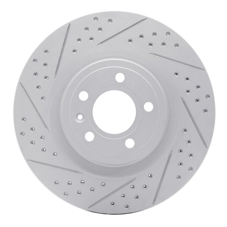 830-54065L Geoperformance Drilled/Slotted Brake Rotor, 2011-2014 Ford/Lincoln/Mercury/Mazda, Position: Front Left
