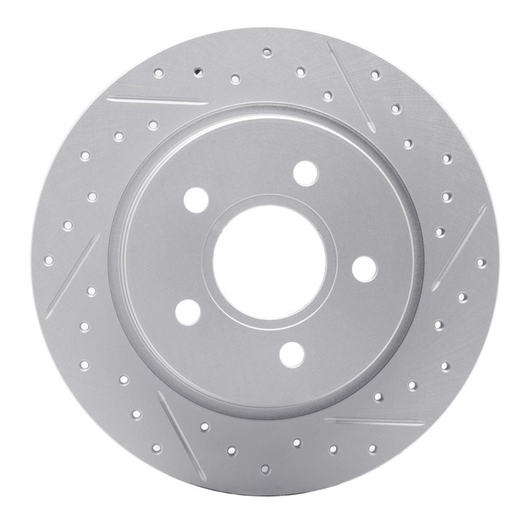 830-54066R Geoperformance Drilled/Slotted Brake Rotor, 2012-2018 Ford/Lincoln/Mercury/Mazda, Position: Rear Right