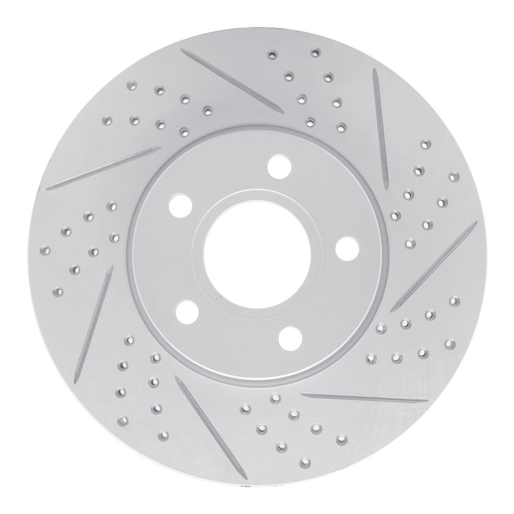 830-54067R Geoperformance Drilled/Slotted Brake Rotor, 2012-2018 Multiple Makes/Models, Position: Front Right