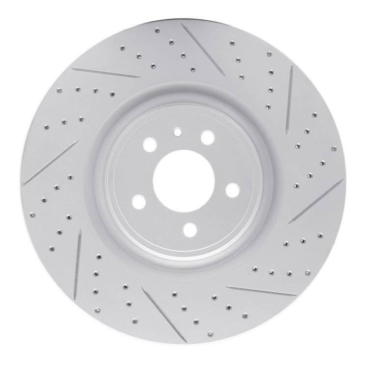 830-54071R Geoperformance Drilled/Slotted Brake Rotor, 2013-2014 Ford/Lincoln/Mercury/Mazda, Position: Front Right