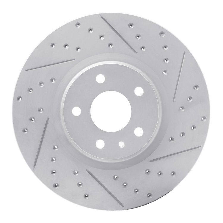 830-54073R Geoperformance Drilled/Slotted Brake Rotor, 2013-2020 Ford/Lincoln/Mercury/Mazda, Position: Front Right