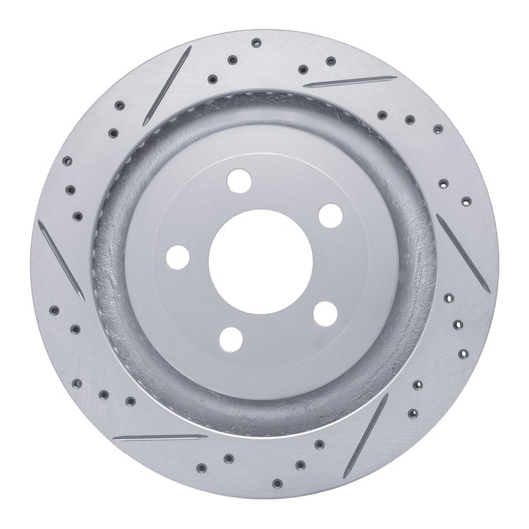 830-54074L Geoperformance Drilled/Slotted Brake Rotor, Fits Select Ford/Lincoln/Mercury/Mazda, Position: Rear Left