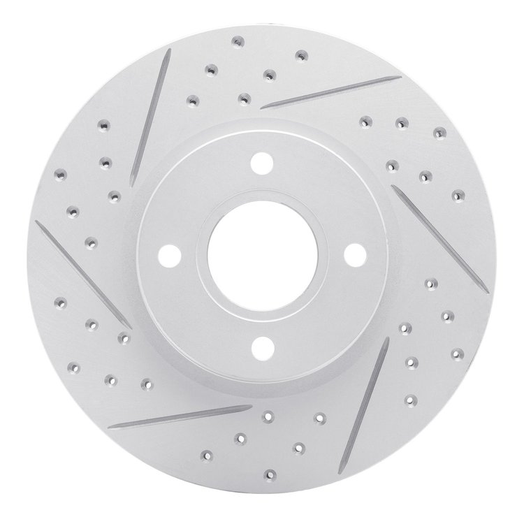 830-54075L Geoperformance Drilled/Slotted Brake Rotor, 2014-2019 Ford/Lincoln/Mercury/Mazda, Position: Front Left